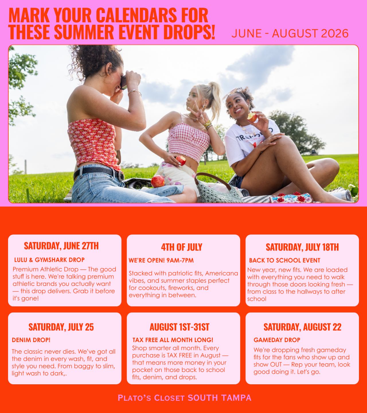 Upcoming Events!